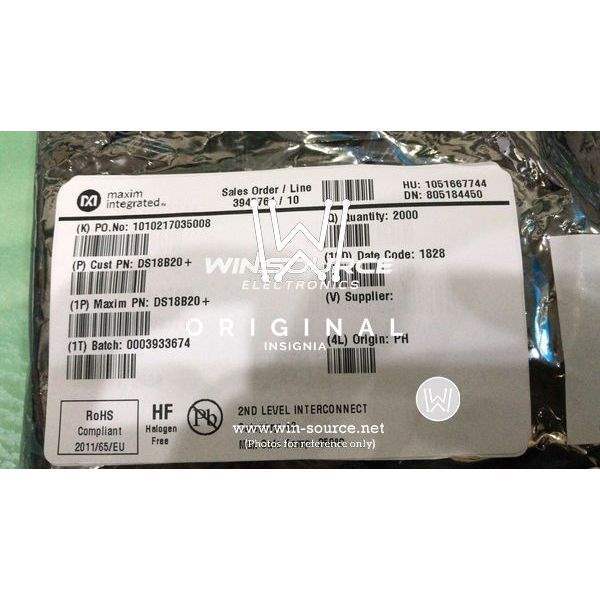 DS18B20 label picture