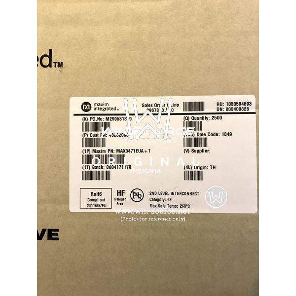 MAX3471EUA+  label picture