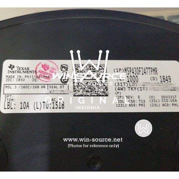 MSP430F247TPMR label picture