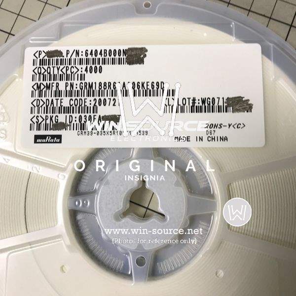 GRM188R61A106KE69D label picture