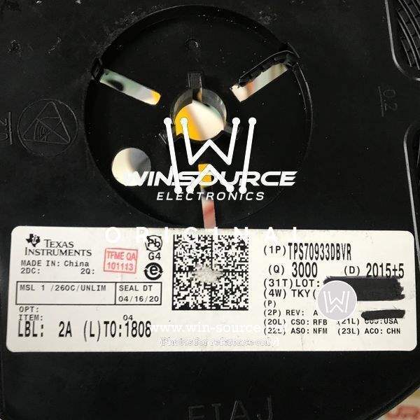 TPS70933DBVR label picture 2