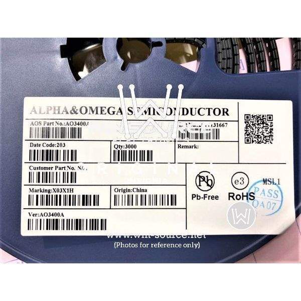 AO3400A/AO3400 label picture